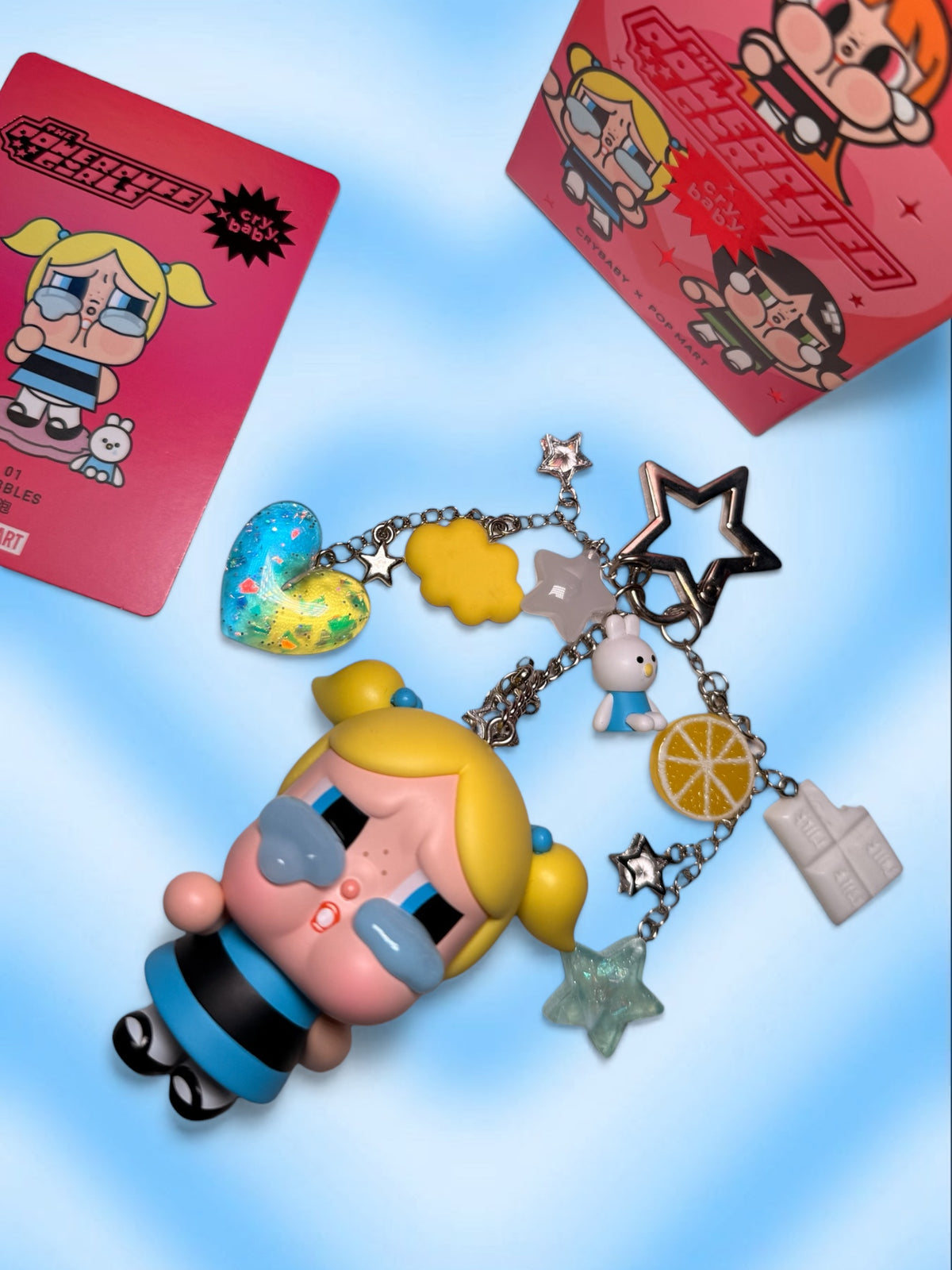 Pop Mart Powerpuff Girls Series- BUBBLES 🫧🩵💛