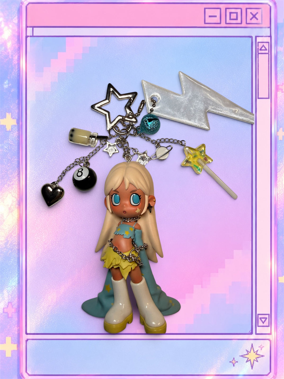 Popmart Lil Peach Riot- POPPY STARLIGHT🌟🩵