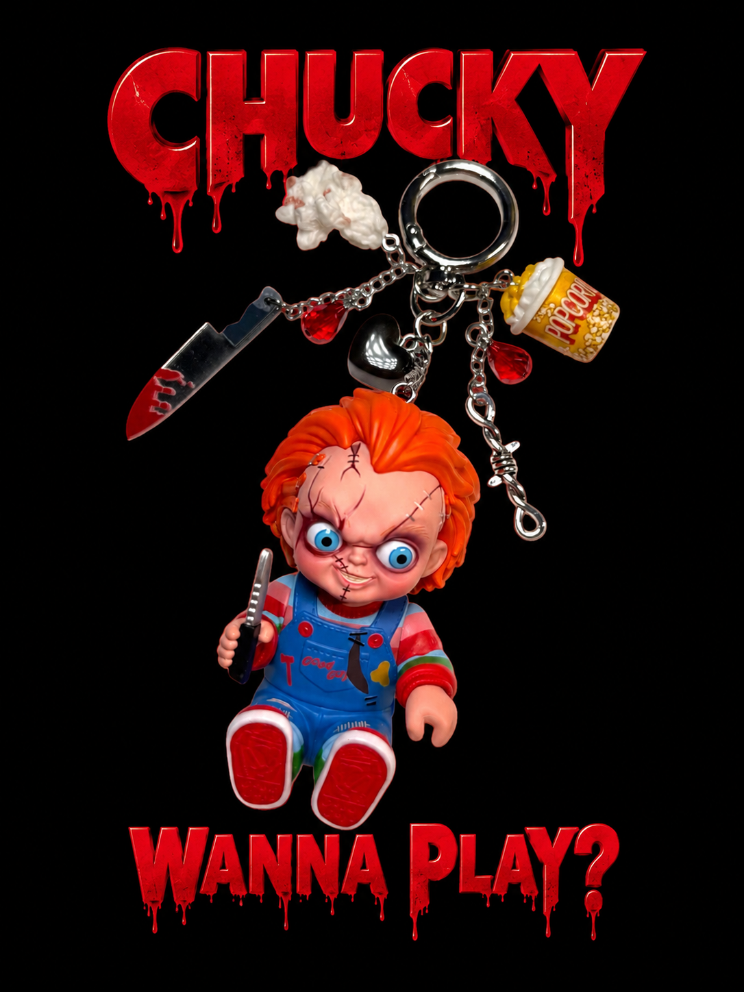 Popmart CHUCKY🔪🩸🍿🖤