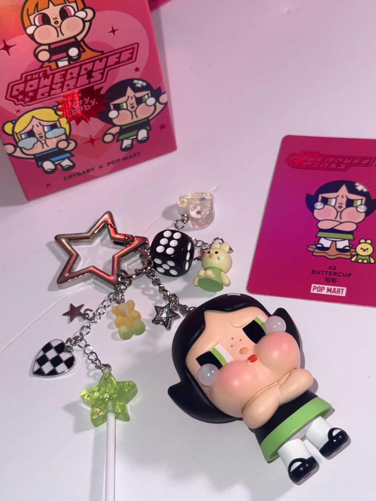 PopMart Crybaby Powerpuff Girls Series-BUTTERCUP✨💚