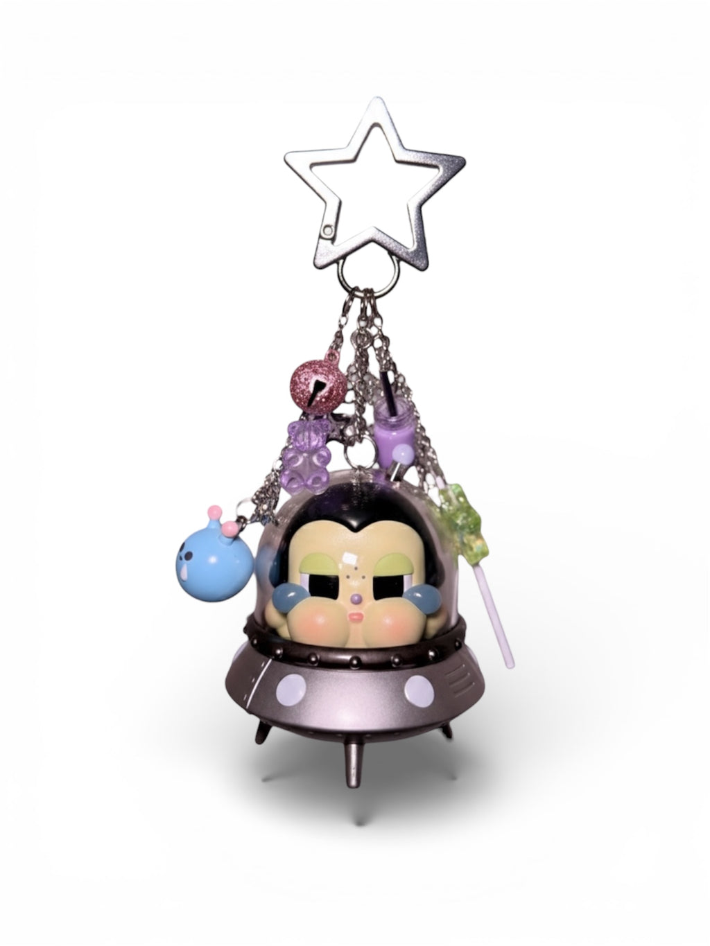 Pop Mart Crybaby Crying To The Moon Series- “THE MOON TRAVELLER”💜🌙👽🛸💚