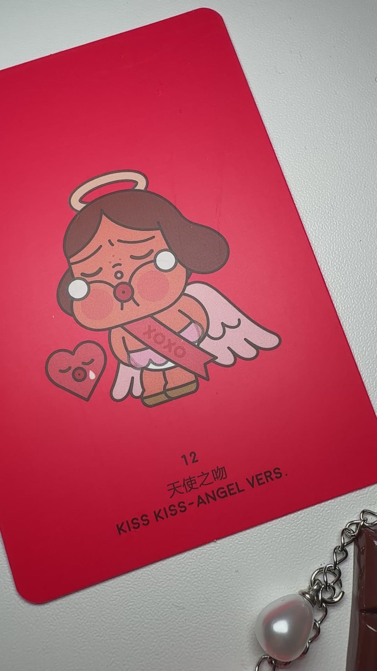 Pop Mart Crybaby – “Kiss Kiss Angel” Keychain 👼💋