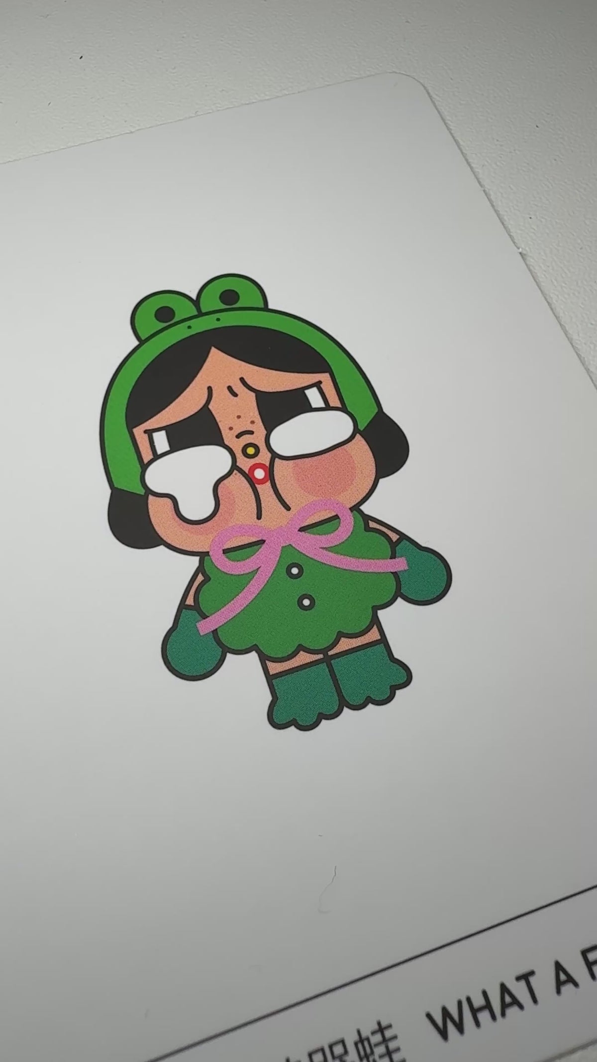 Pop Mart Crybaby Crying Again Series- WHAT A FROG🐸🩷✨